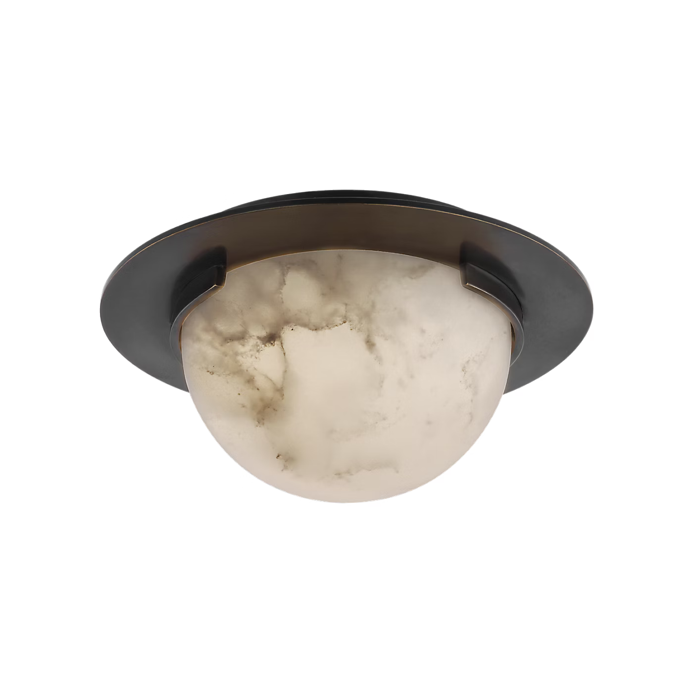 Melange 6" Solitaire Flush Mount