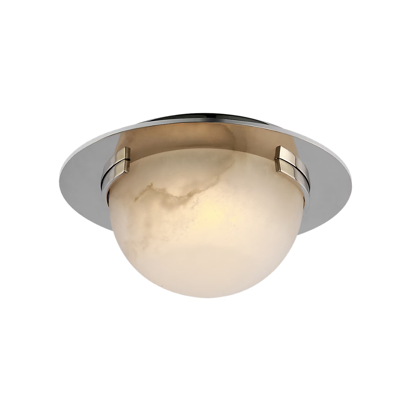 Melange 6" Solitaire Flush Mount