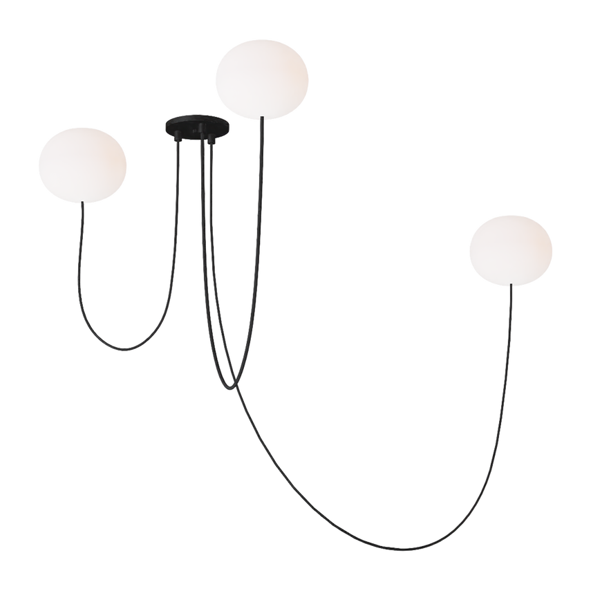 Helium Medium 3 Light Chandelier