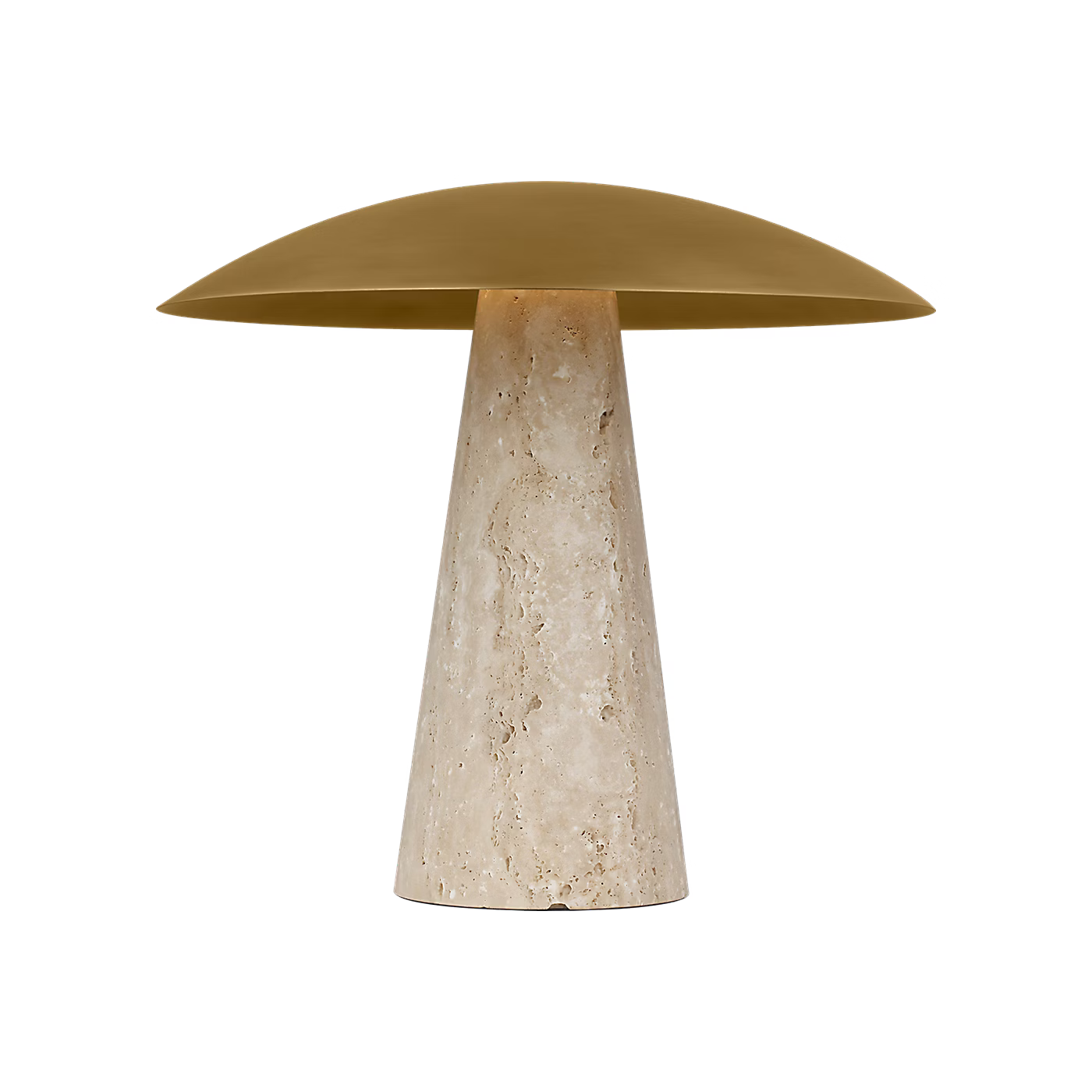 Aegis Medium Travertine Table Lamp