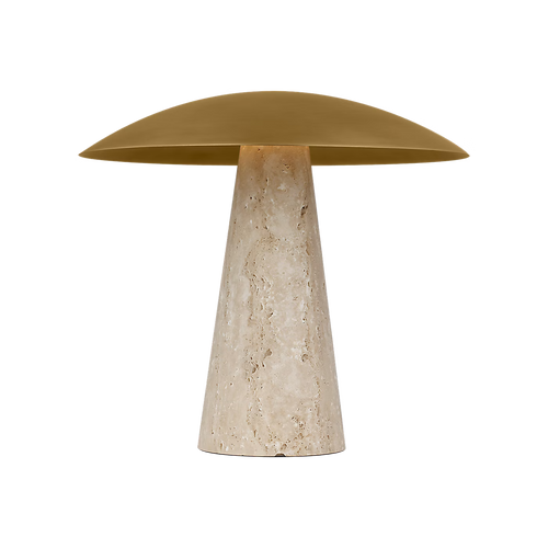 Aegis Medium Travertine Table Lamp