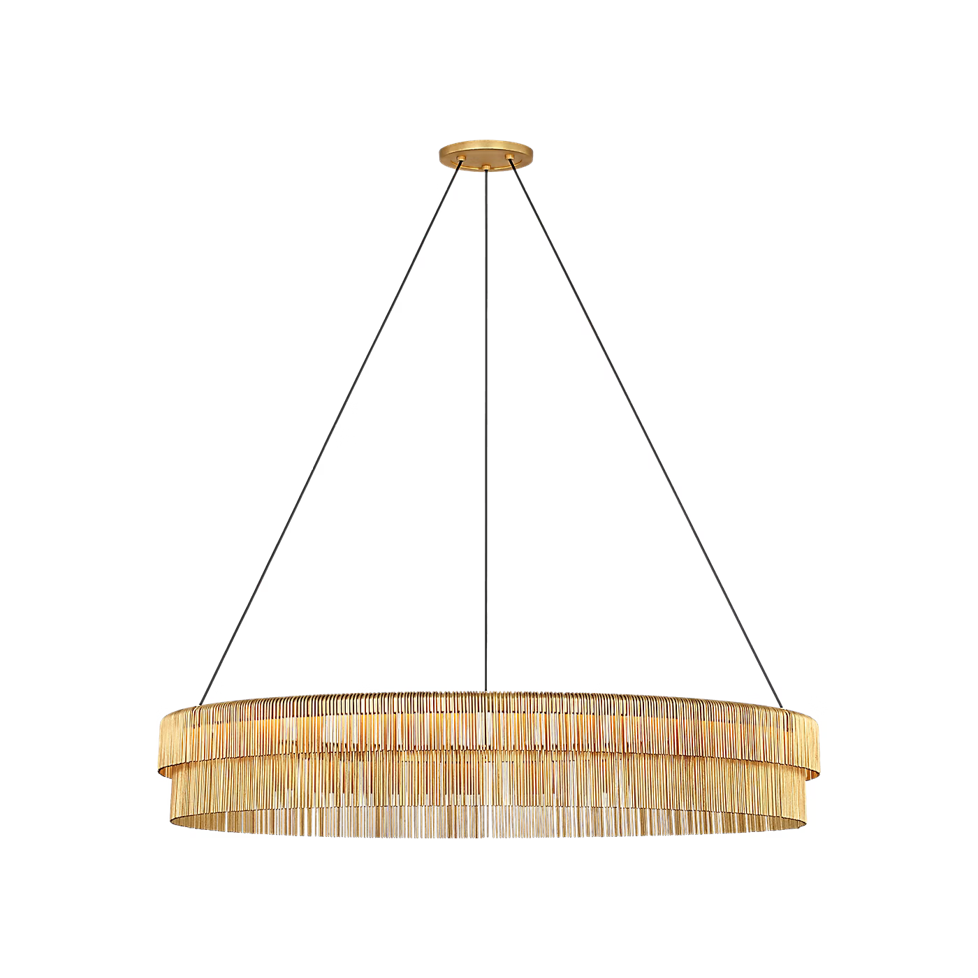 Differo 40" Layered Ring Chandelier